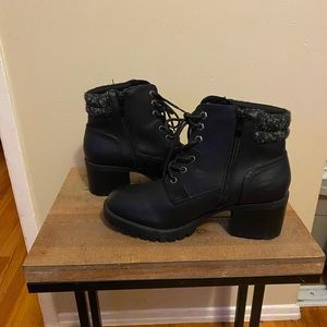 Torrid Black Boot with Sweater Rim